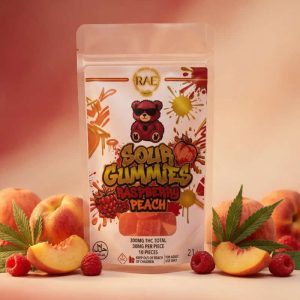 Sour Gummies Raspberry Peach